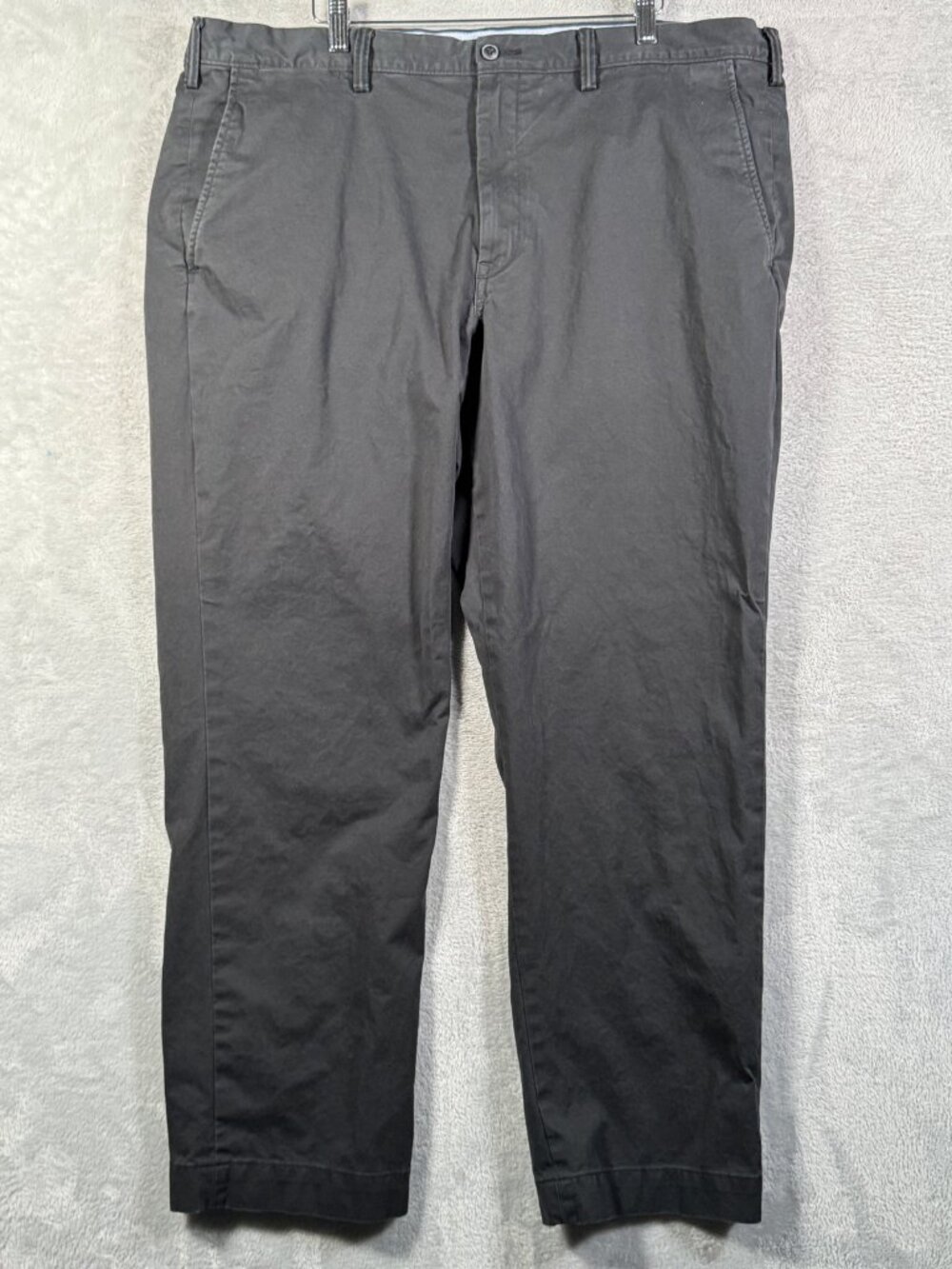 Polo Ralph Lauren Chino Pants Mens 40x30 Black Bedford Stretch